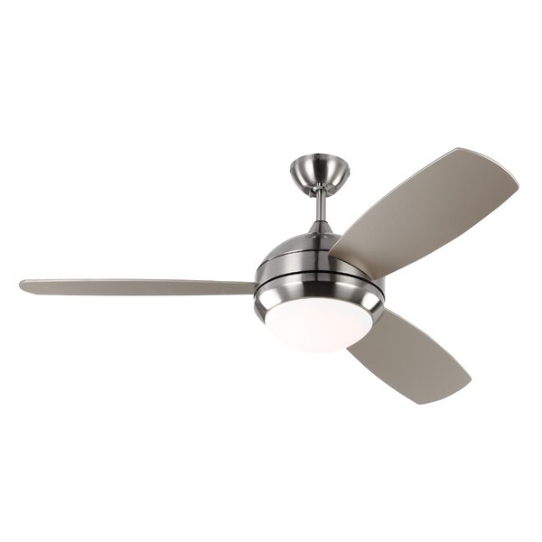 Brayden Studio® 52" Lamptrai 3 - Blade LED Propeller Ceiling Fan with